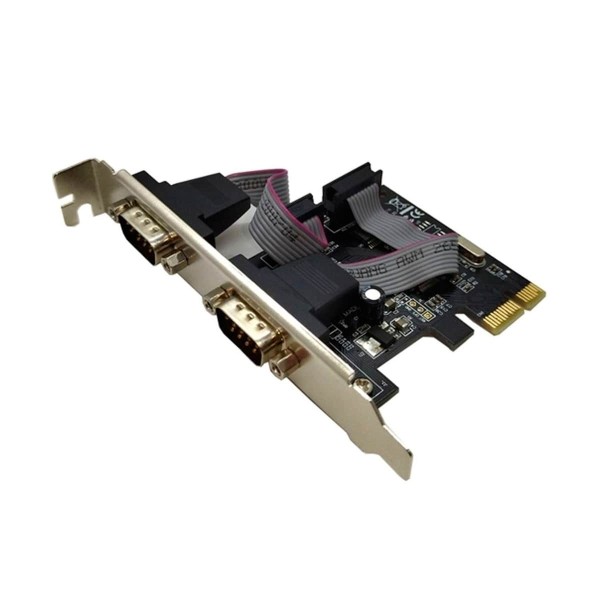 Encontraproduto.com.br - Placa Pci-e Controladora Gv Brasil, 2 Seriais, Db9 Pci.1037