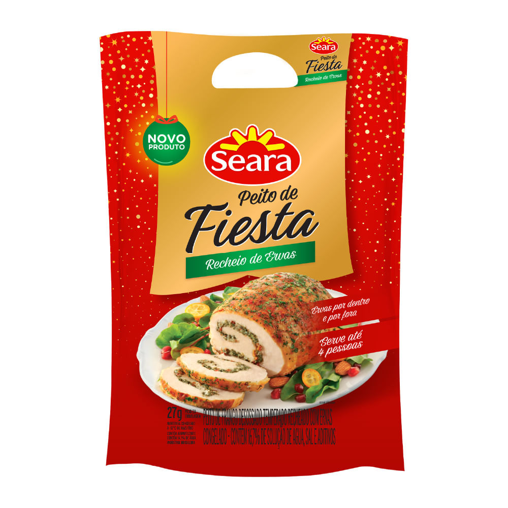 Peito Fiesta Seara Dessossado Recheio de Ervas Finas