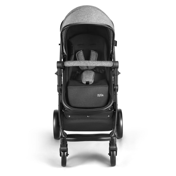 Carrinho de passeio para bebê Multikids 0-15kgs c/ berço Moises Beyond Preto - BB429OUT [Reembalado]