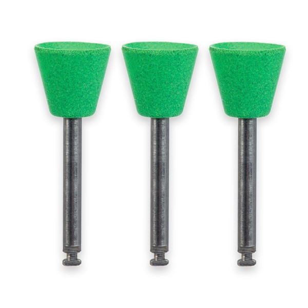 Jiffy Policher Cups Coarse Verde com 3 - Ultradent