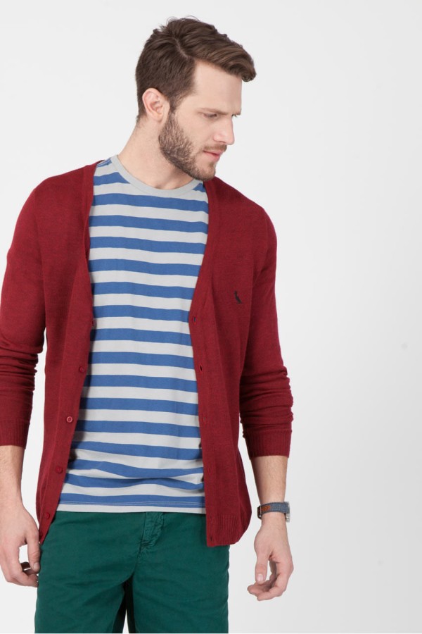 Encontraproduto.com.br - Cardigan Tricot Mescla