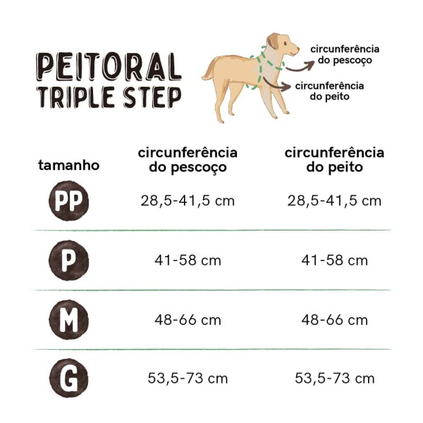 Encontraproduto.com.br - Peitoral Triple Step Verde e Rosa Tam. M Mimo - PP269X [Reembalado]