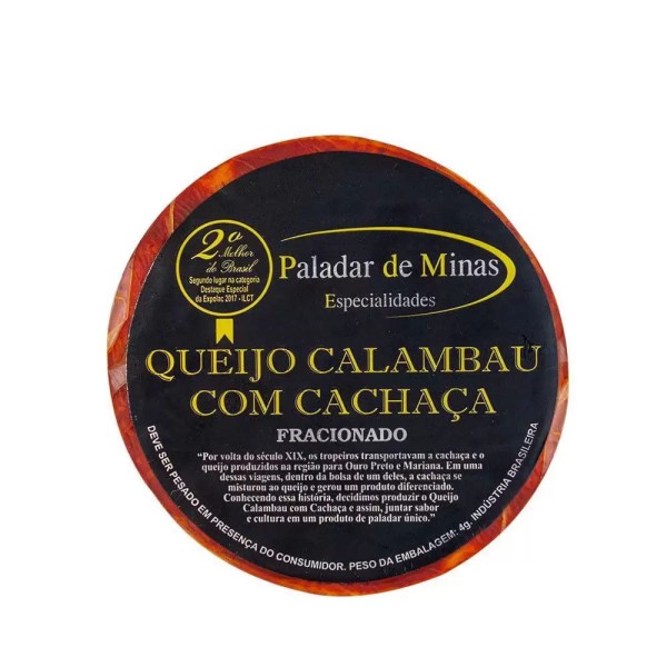 Encontraproduto.com.br - Queijo Paladar de Minas Calambau c/ Cachaça