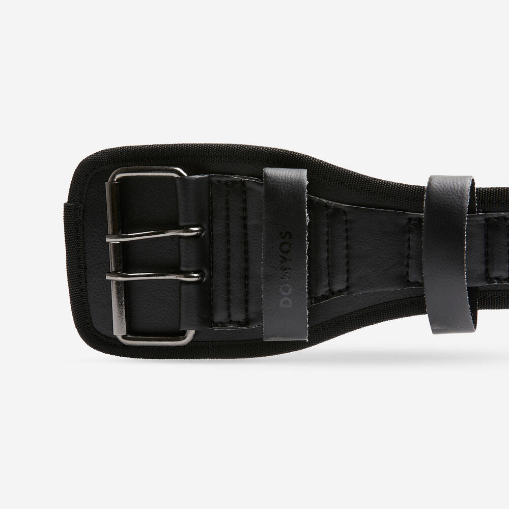 Encontraproduto.com.br - Cinto Lombar em Couro Resistente de Musculação Corength