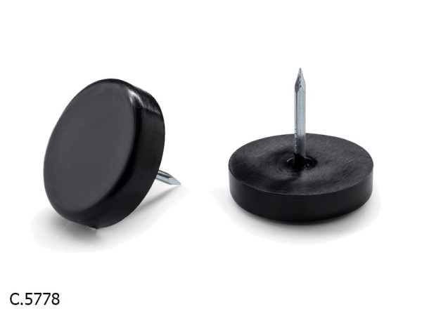 Encontraproduto.com.br - Sapata Deslizante C/Prego 14Mm Pacote 100 Unidades Sas