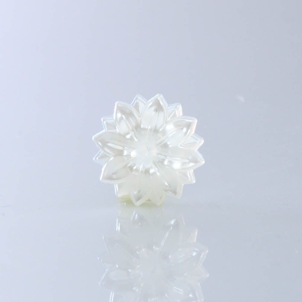 Encontraproduto.com.br - FLOR GIRASOL PARA COLAGEM PEROLADA 20MM EM ABS COM 25GR
