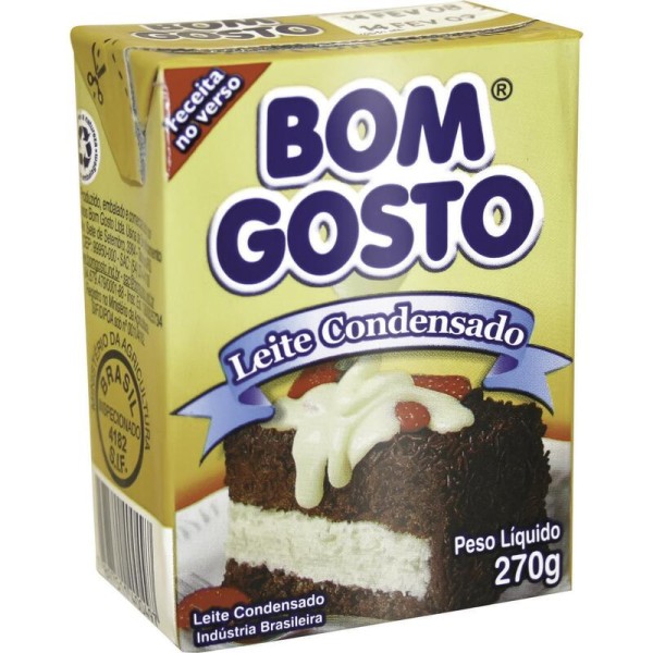 Encontraproduto.com.br - Leite Condensado Bom Gosto TP com 270g