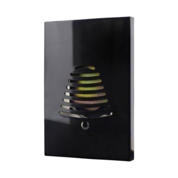 Campainha Embutir Cigarra Bivolt  Inova Black Piano - Alumbra