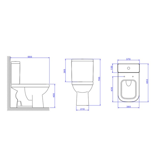 Encontraproduto.com.br - Conjunto Bacia com Caixa Acoplada Quadra Dualflux Branco - Deca