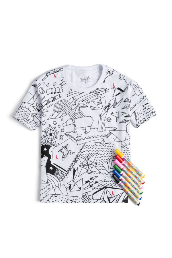 CAMISETA MINI SM ORIGAMI RQB