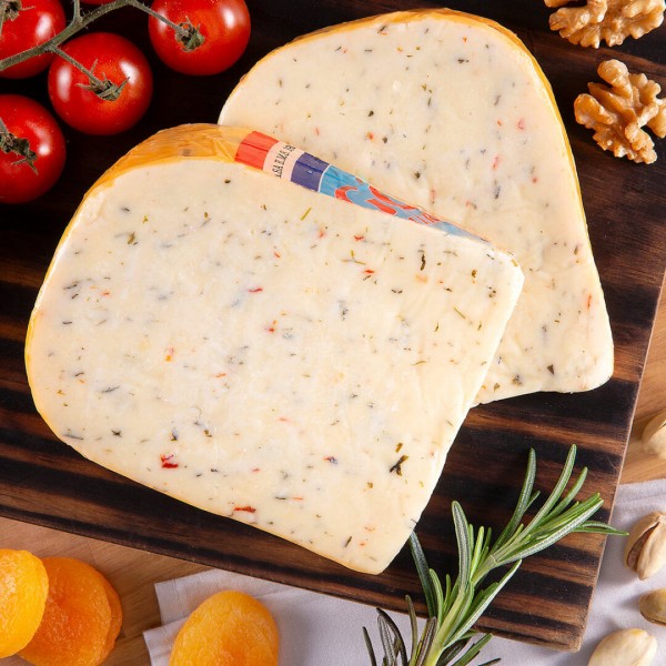 Encontraproduto.com.br - Queijo Gouda Holandes Recheado Com Cebola Alho E Pimentao Vonk Peça