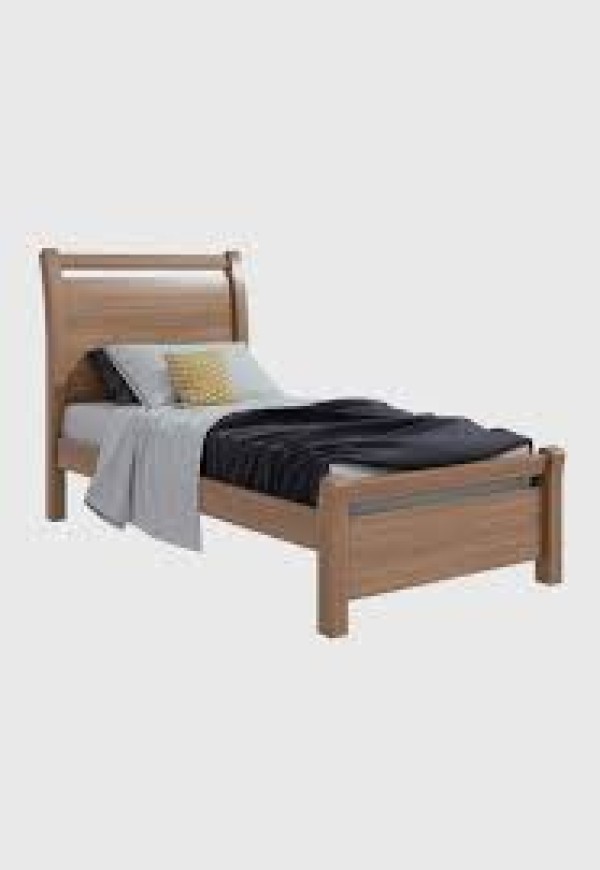 Cama Box com Baú Solteiro Marrom + Colchão De Molas - Anjos - Classic Superlastic 78x188x59cm
