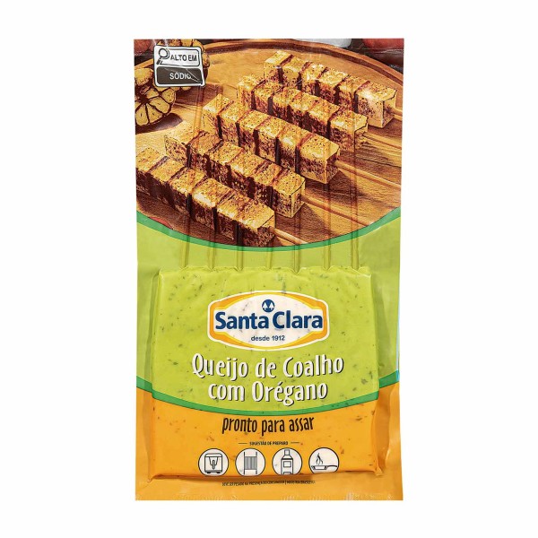 Encontraproduto.com.br - Queijo Coalho com Orégano no Espeto Santa Clara