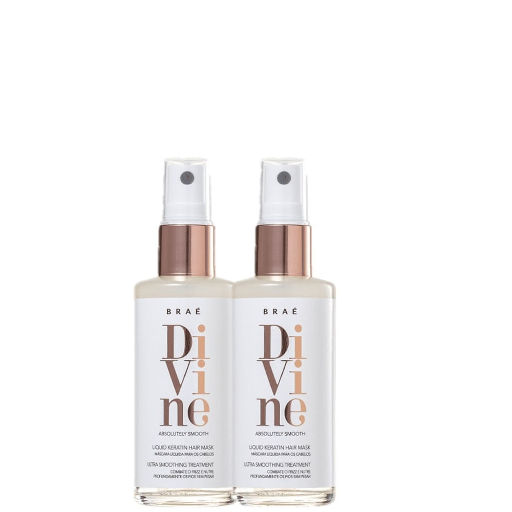 Kit Brae Divine - Mascara de Queratina Liquida 60ml (2 Unidades)