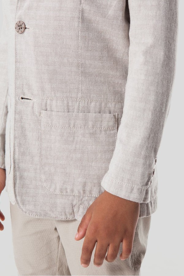 Encontraproduto.com.br - BLAZER MINI PF CHAMBRAY VERANO
