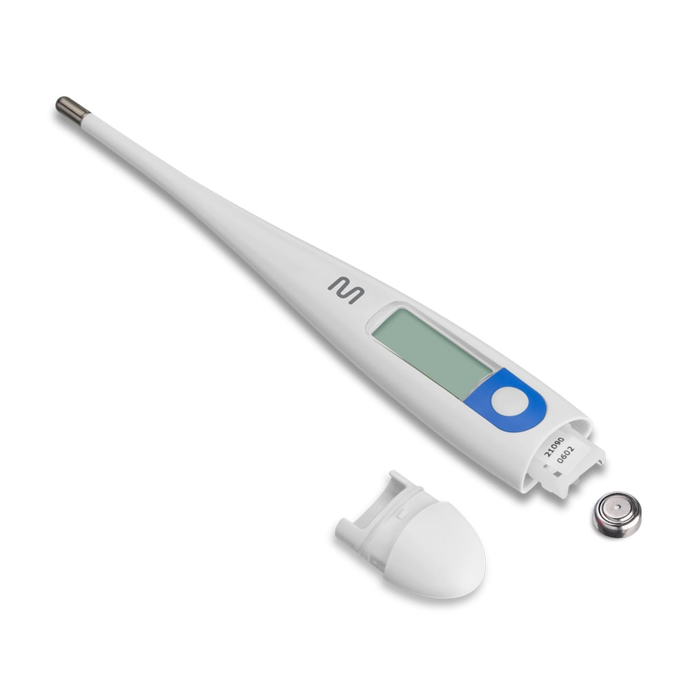 Encontraproduto.com.br - Termômetro Clínico Digital Branco Multi Saúde - HC070OUT [Reembalado]