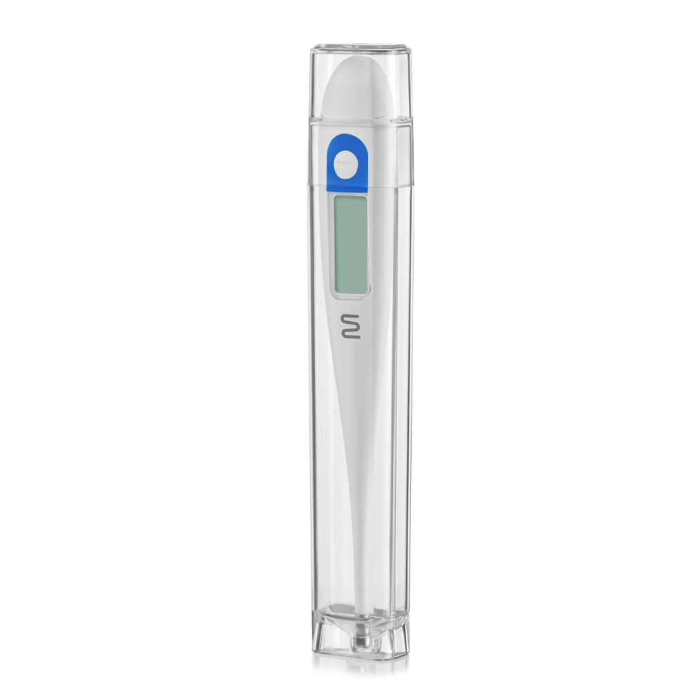 Encontraproduto.com.br - Termômetro Clínico Digital Branco Multi Saúde - HC070OUT [Reembalado]