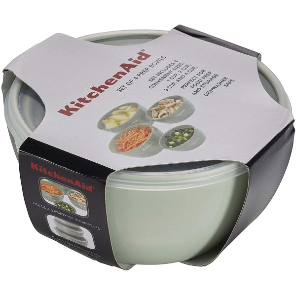 Encontraproduto.com.br - Conjunto de 4 Tigelas De Preparação Pistache