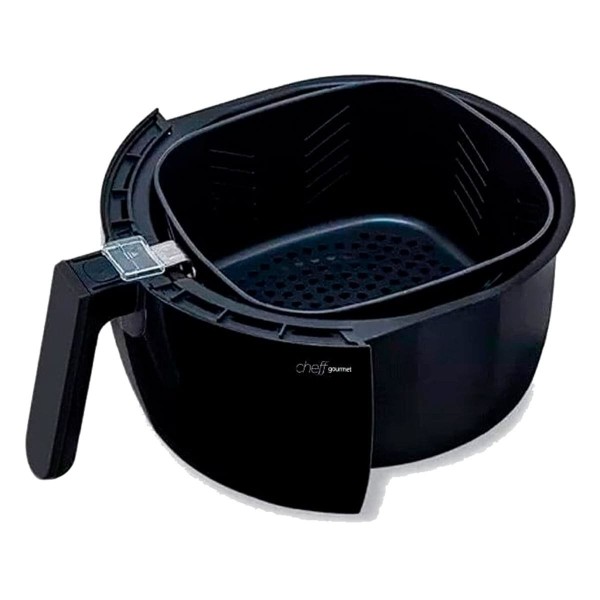 Encontraproduto.com.br - Fritadeira Elétrica Air Fryer EOS Chef 4L EAF40P 127V Preta (MP)