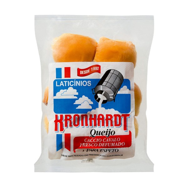 Encontraproduto.com.br - Queijo Caccio Cavalo Fresco Defumado para Espeto Kronhardt