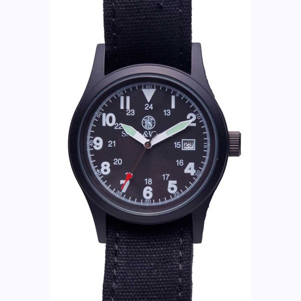 Relógio Militar Preto Smith & Wesson