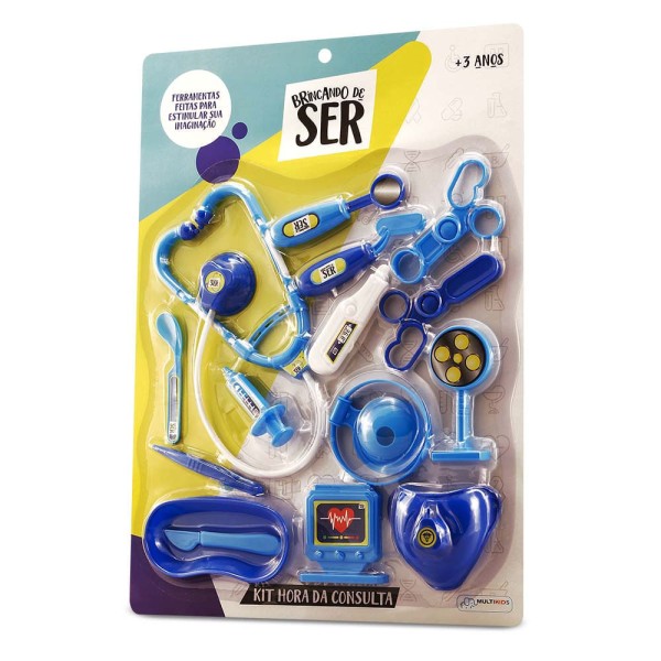 Kit Brincando de Ser Hora da Consulta Multikids - BR958X [Reembalado]