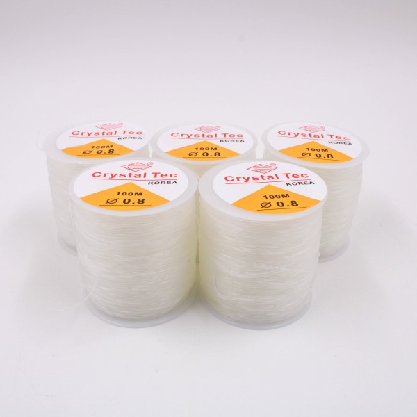 Encontraproduto.com.br - FIO SILICONE 0.8MM EM SILICONE COM 1 ROLO DE 100 METROS