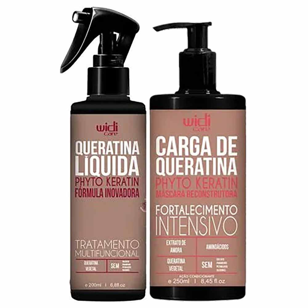 Widi Care Kit - Carga De Queratina Máscara + Queratina Liquida