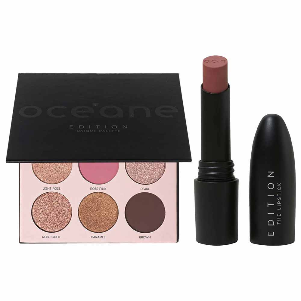 Océane Edition – Paleta de Sombras + Batom Nude Kit Presenteável