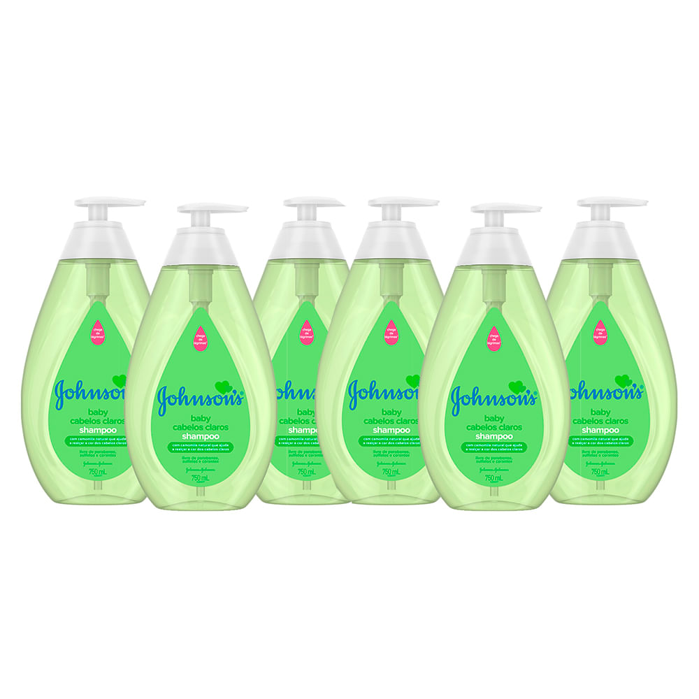 Kit Johnson Baby - Shampoo para Cabelos Claros