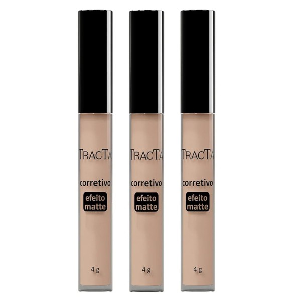 Tracta Efeito Matte Kit -  3 Corretivos Claros
