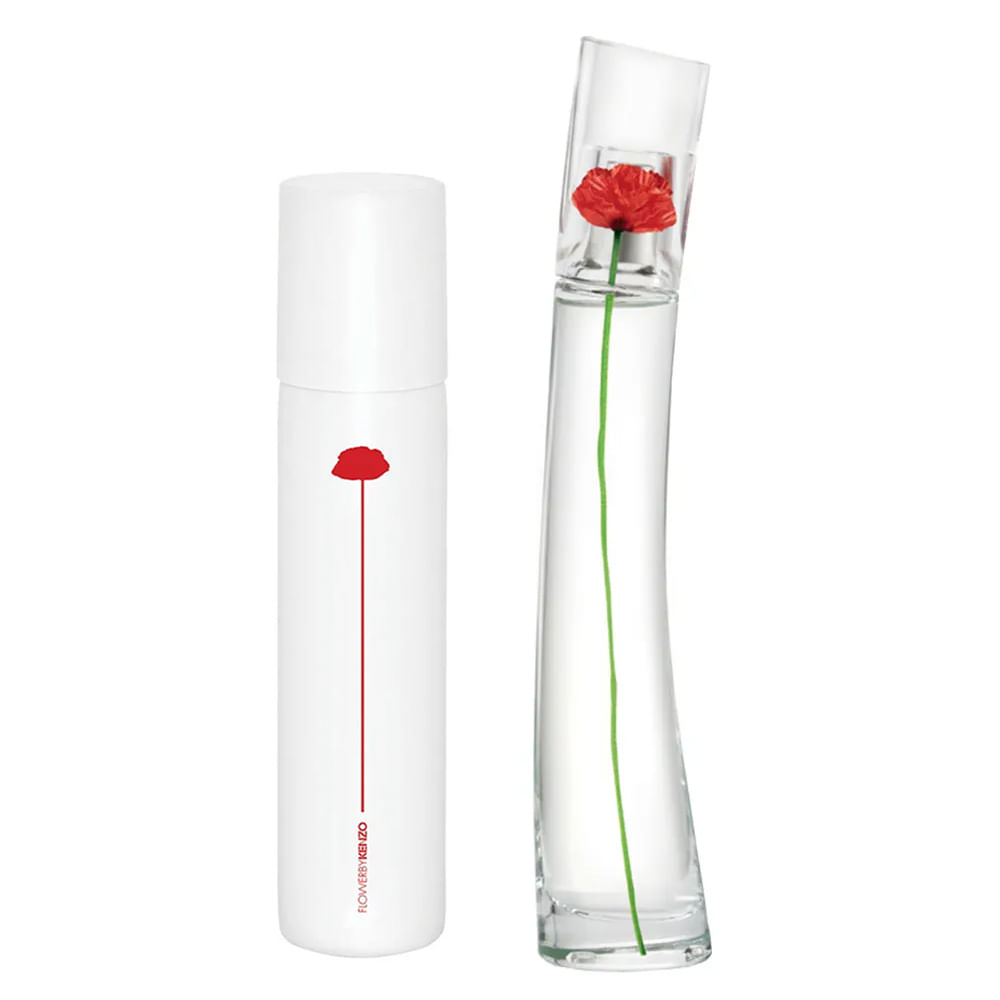 Kit Flower by Kenzo Eau de Parfum - Perfume Feminino 50ml + Bruma para Corpo e Cabelo