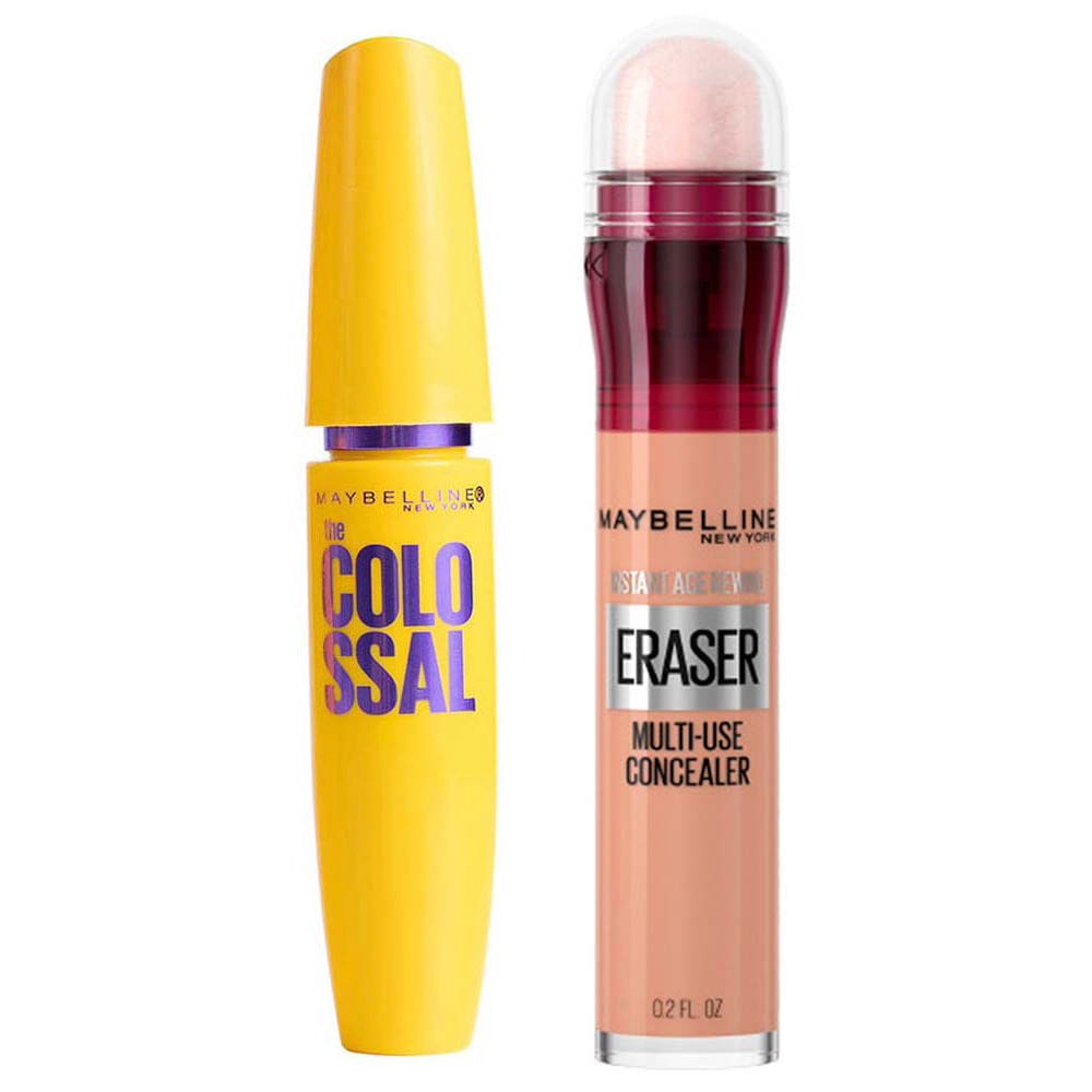 Maybelline Colossal Eraser Kit - Máscara para Cílios + Corretivo Medium