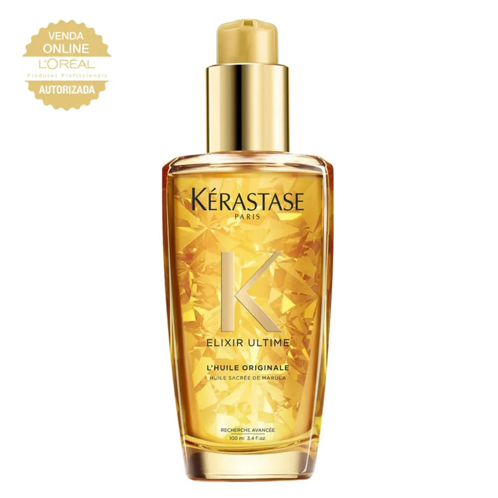 Encontraproduto.com.br - Kit Elixir Kérastase - Shampoo + Condicionador + LHuile Originale