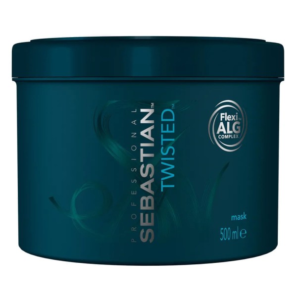 Encontraproduto.com.br - Kit Twisted Elastic Detangler Sebastian - Shampoo + Máscara - Tamanho Profissional