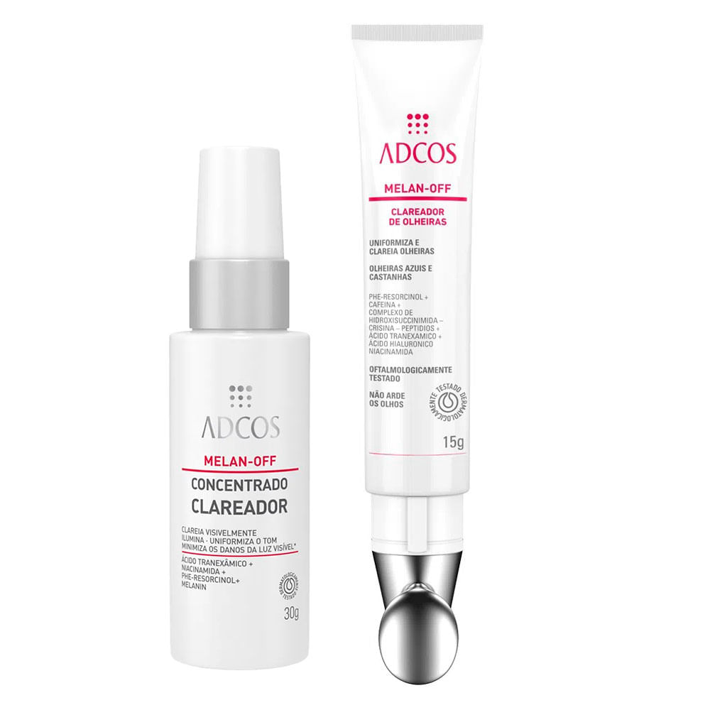 Adcos Melan-Off Kit - Sérum Clareador + Clareador de Olheiras
