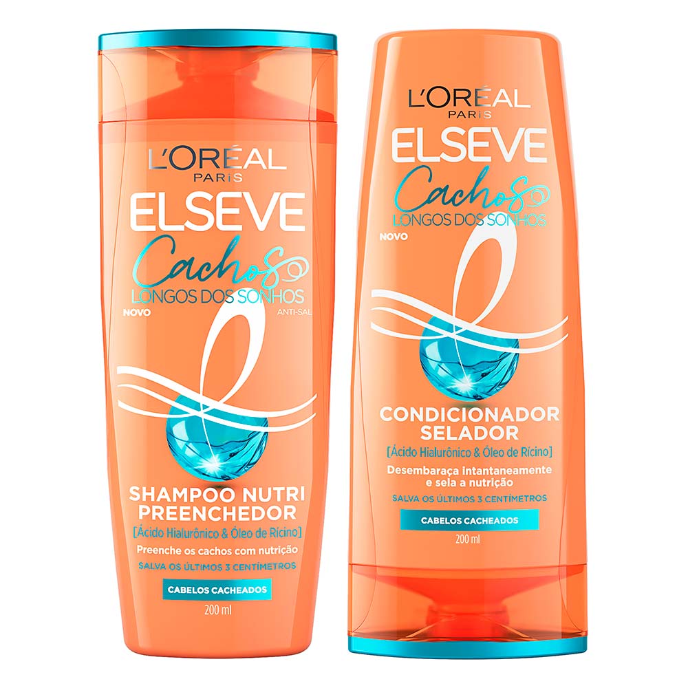 Encontraproduto.com.br - Elseve Cachos Longos dos Sonhos Kit - Shampoo + Condicionador