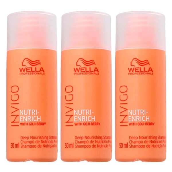 Encontraproduto.com.br - Wella Professionals Invigo Nutri-Enrich Kit com Três Shampoos 50ml