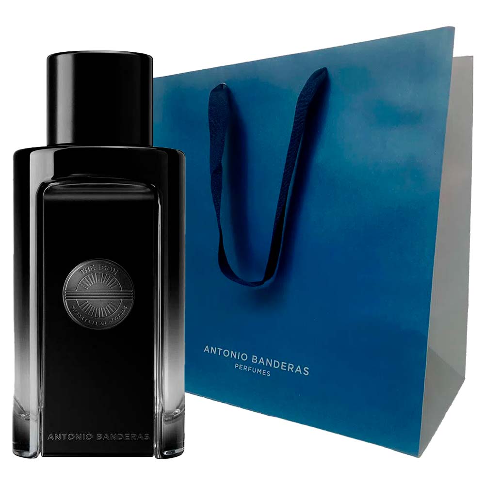 Banderas The Icon Kit Masculino – EDP 100ml + Sacola Azul