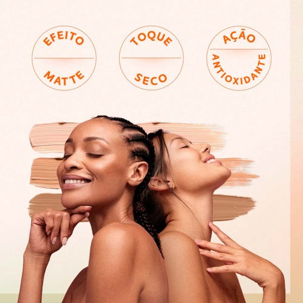 Encontraproduto.com.br - Mantecorp Episol Sec Oc Kit com 3 Unidades – Protetor Solar Facial FPS60 – Médio Escuro 60ml