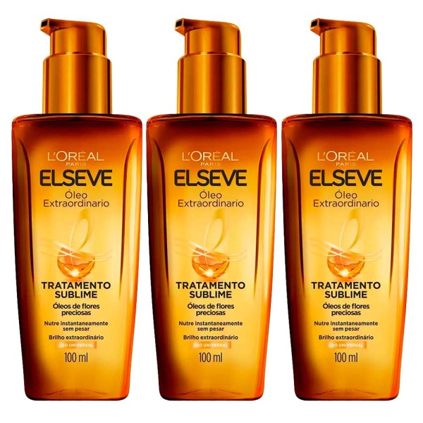 Encontraproduto.com.br - Elseve Tratamento Reconstrutor - Kit com Três Óleos Extraordinários