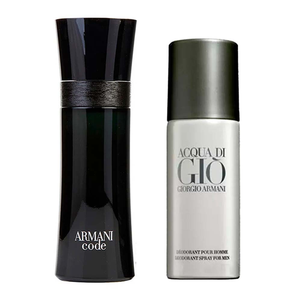 Giorgio Armani Kit – Armani Code EDT 75ml + Acqua Di Gio Desodorante Corporal 150ml