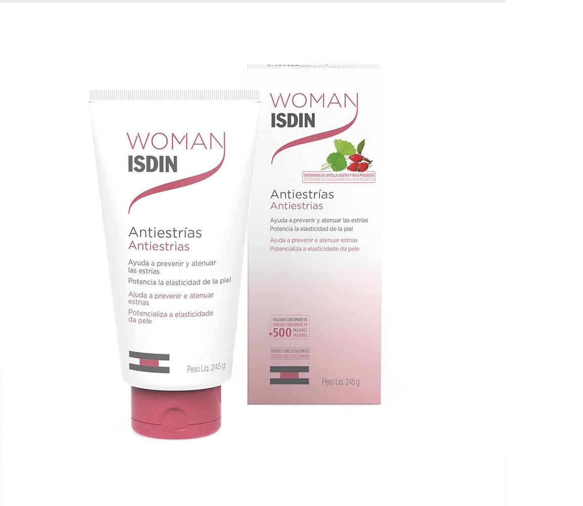 Isdin Kit - Creme Corporal Antiestrias + Protetor Solar Facial Fusion Water 5 Stars FPS60