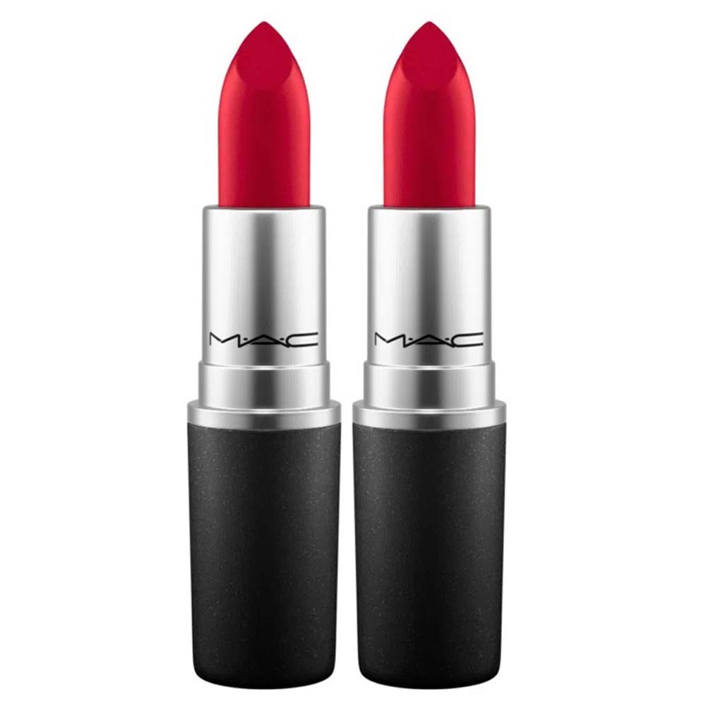 Encontraproduto.com.br - MAC Kit de Maquiagem – 2 Batons Retro Matte Ruby Woo