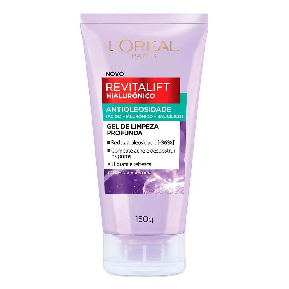 L’Oréal Paris + Maybelline Kit - Água Micelar Bifásica + Gel de Limpeza Antioleosidade + Batom Líquido Longa Duração Lover