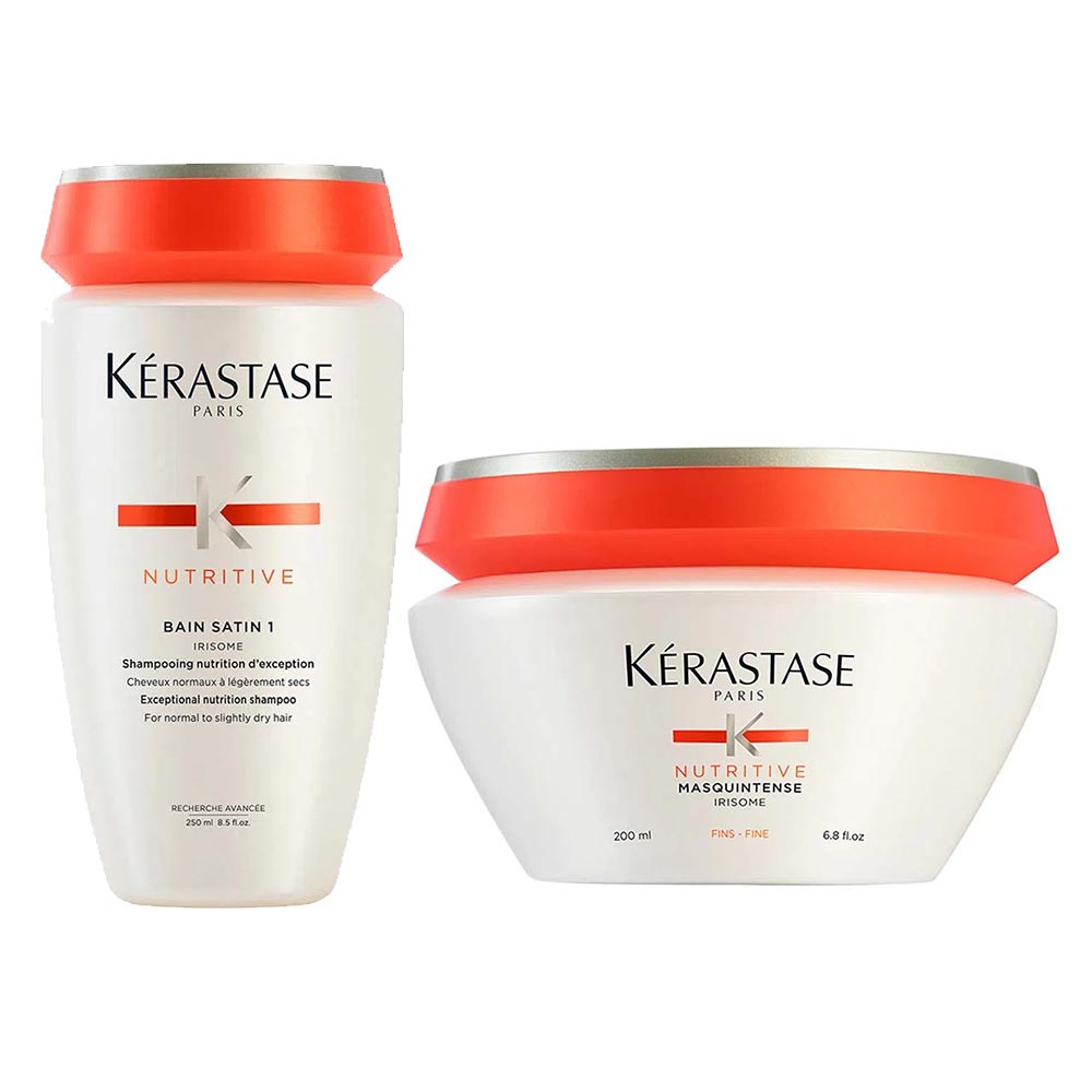 Kérastase Nutritive Kit - Shampoo + Máscara Para Cabelos Finos