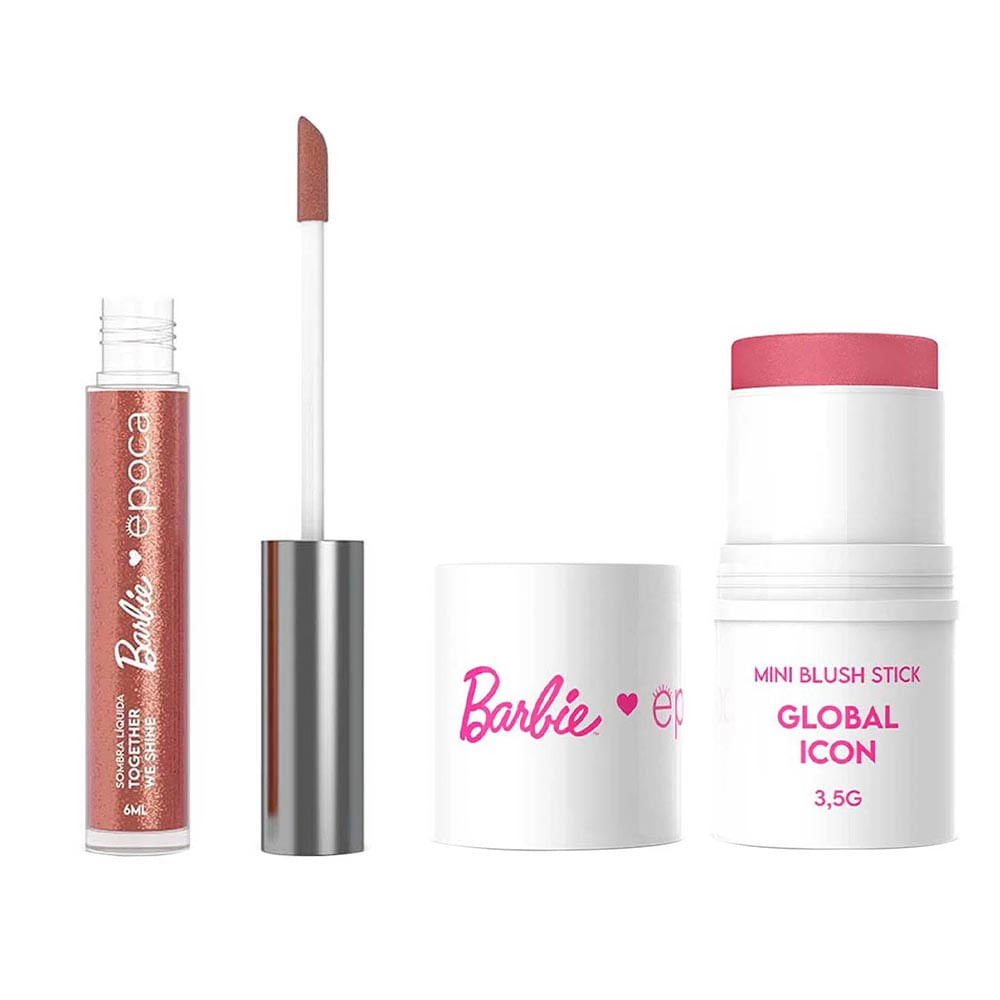 Encontraproduto.com.br - Barbie By Época Kit – Blush em Bastão + Sombra Líquida
