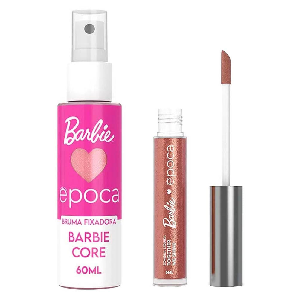 Barbie By Época Kit – Bruma Fixadora + Sombra Líquida