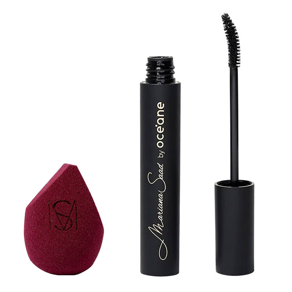 Mariana Saad by Océane Kit - Máscara de Cílios + Esponja para Maquiagem