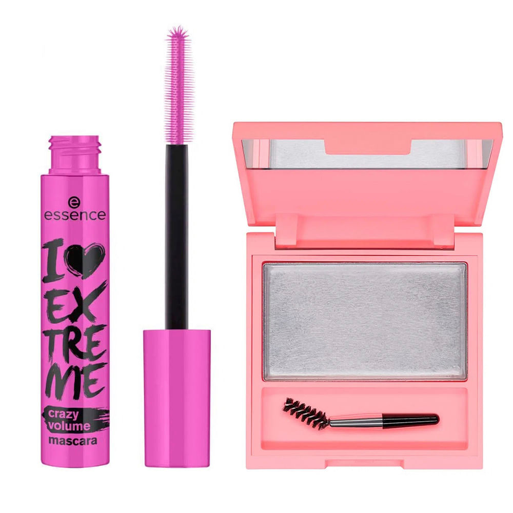 Essence Kit - Máscara de Cílios + Cera para Sobrancelhas